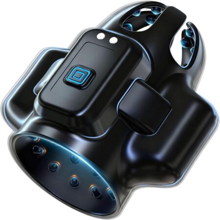 Male Sex Toys for Men - Male Masturbator Penis Vibrator Glans Stroker with 10 Vibrating & 3 Motors,  Adult Toy with Massage Oils for Prolong Endurance Medium Size